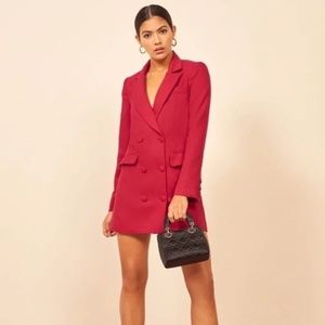 Reformation Mackie Blazer Dress